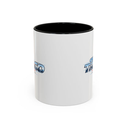 On The Go Podcast Accent Coffee Mug – 11/15oz