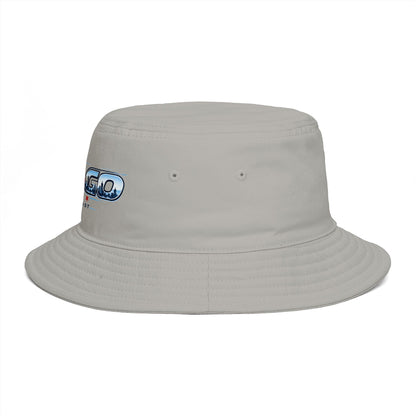 On The Go Podcast Bucket Hat — Retro Logo Casual Sun Hat