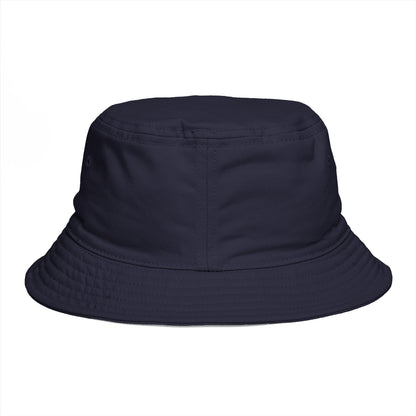 On The Go Podcast Bucket Hat — Retro Logo Casual Sun Hat