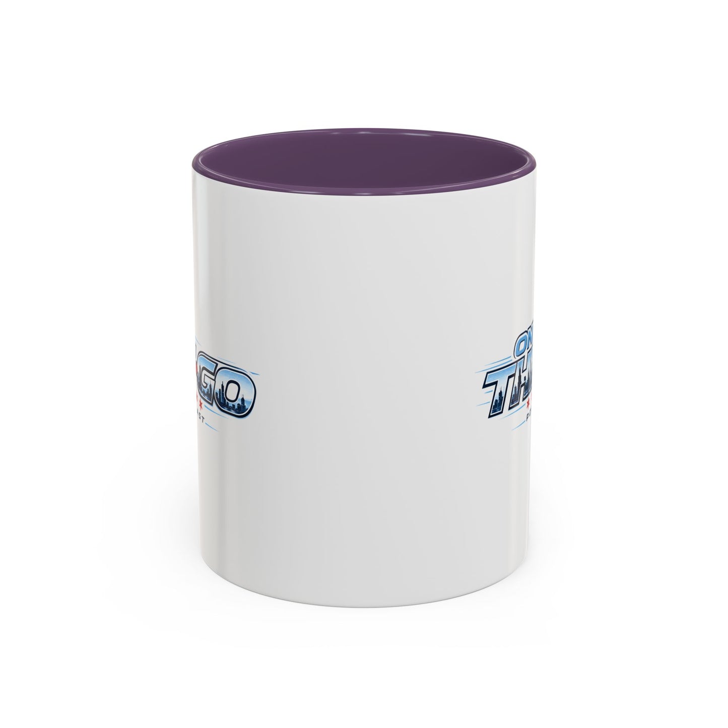 On The Go Podcast Accent Coffee Mug – 11/15oz