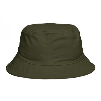 On The Go Podcast Bucket Hat — Retro Logo Casual Sun Hat