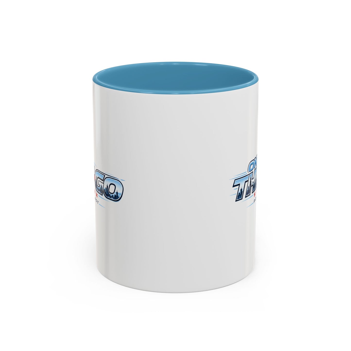 On The Go Podcast Accent Coffee Mug – 11/15oz