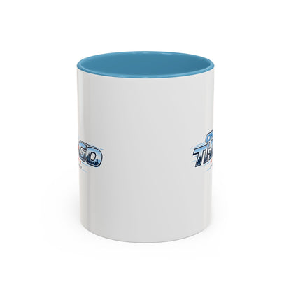 On The Go Podcast Accent Coffee Mug – 11/15oz