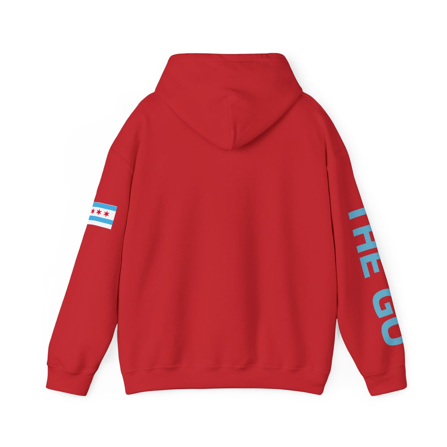 On The Go Hoodie — Retro Travel Vibe Pullover with 'On The Go' Sleeve Text