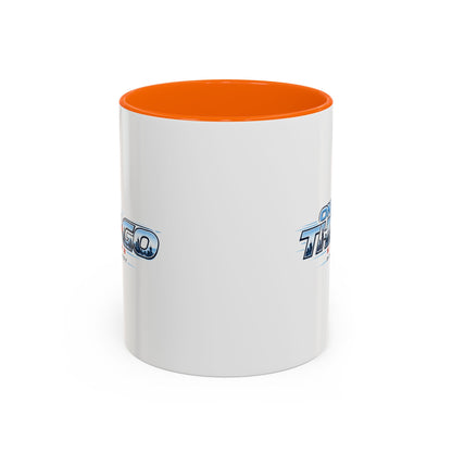 On The Go Podcast Accent Coffee Mug – 11/15oz