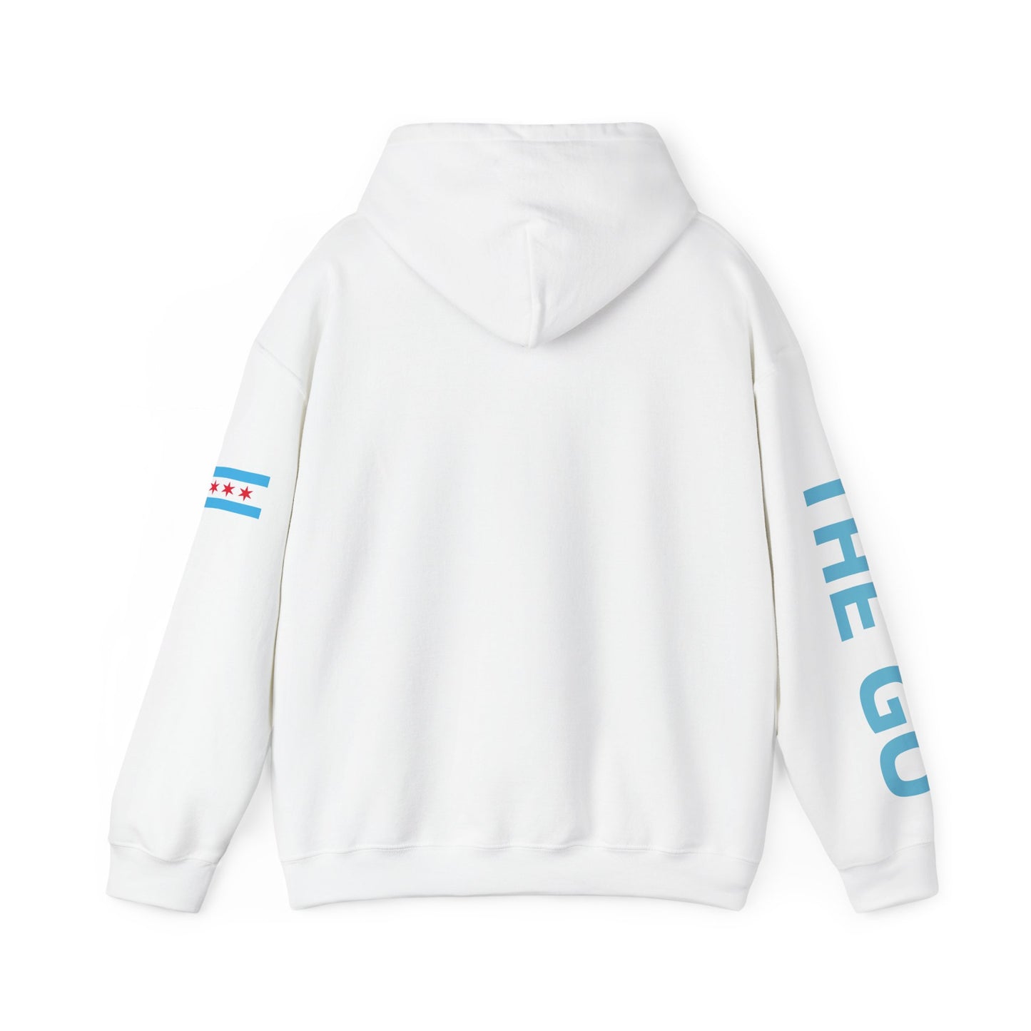 On The Go Hoodie — Retro Travel Vibe Pullover with 'On The Go' Sleeve Text