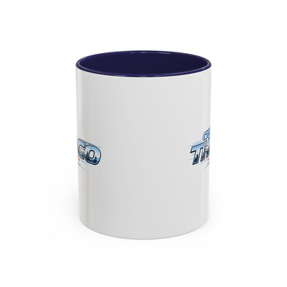 On The Go Podcast Accent Coffee Mug – 11/15oz