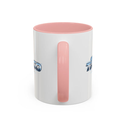 On The Go Podcast Accent Coffee Mug – 11/15oz