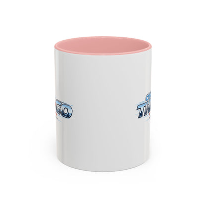 On The Go Podcast Accent Coffee Mug – 11/15oz