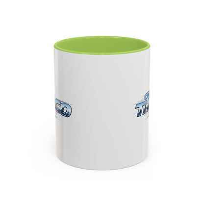 On The Go Podcast Accent Coffee Mug – 11/15oz
